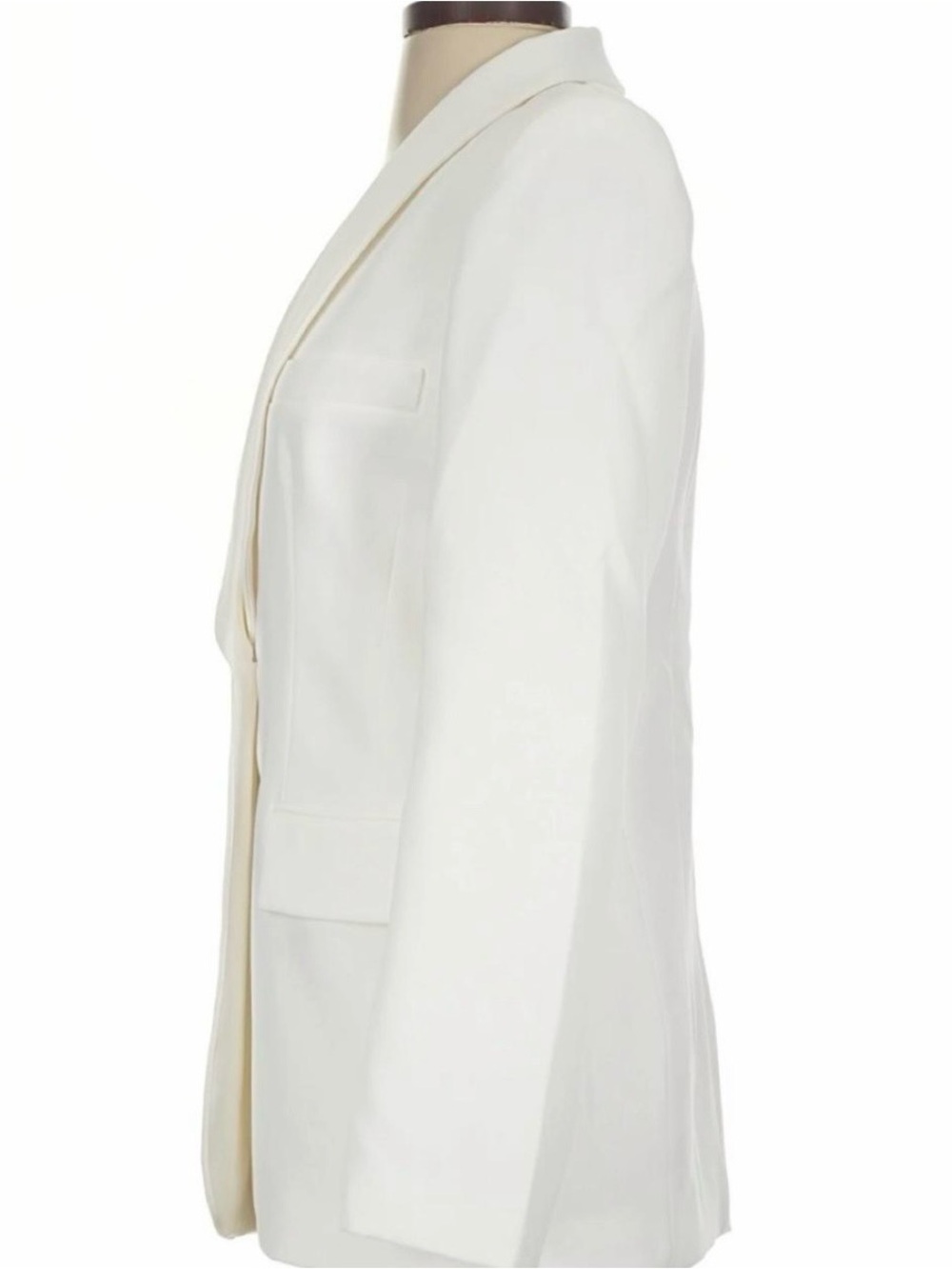 Zara Cream-White Tailored Blazer Jacket
